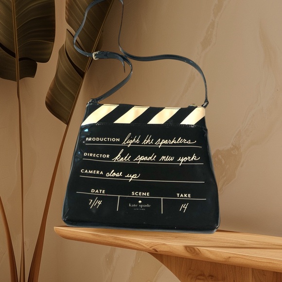 kate spade Handbags - Kate Spade Cinema City Light The Sparklers Black Patent Leather Crossbody